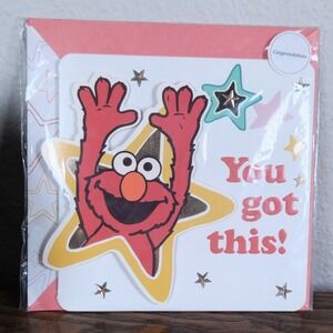 Sesame Street Elmo Congratulations Card You Got This!‎ Superstar Greetings